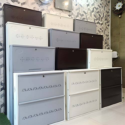 Wall Mounted Metal Shoe Rack